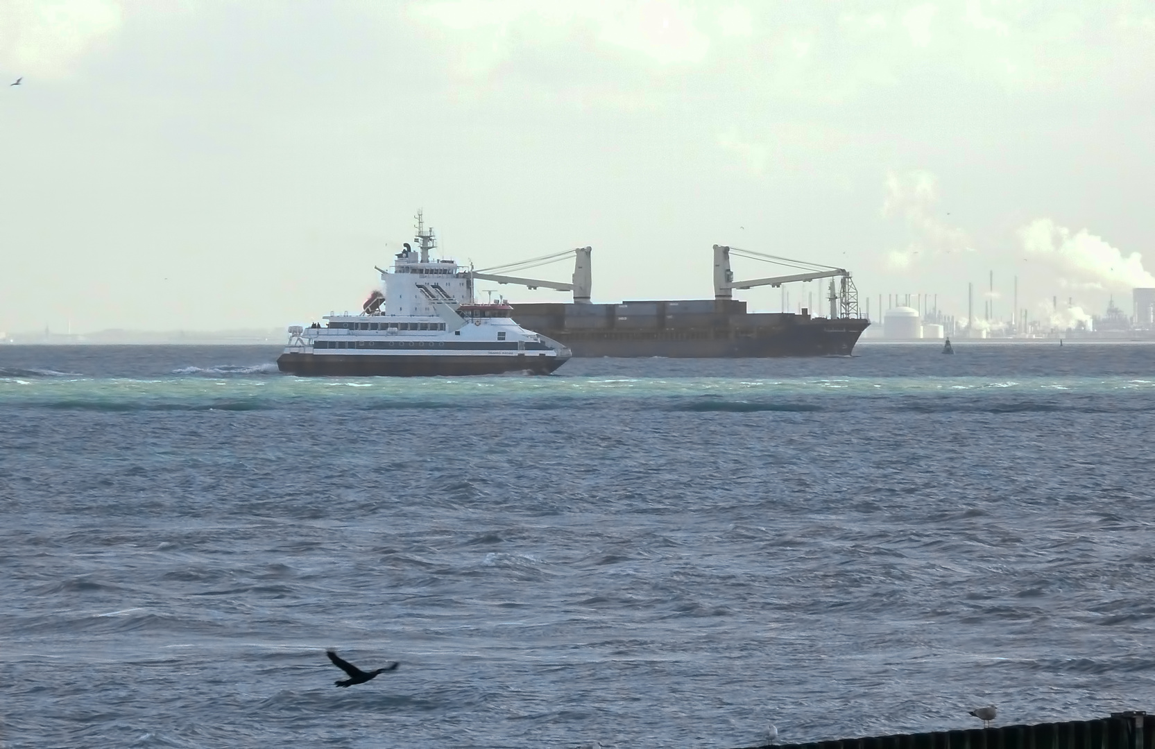 Blick von Vlissingen nach Brekens