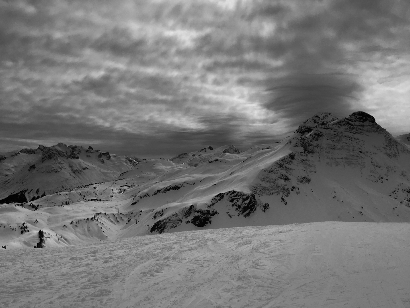 Blick von Warth nach Lech