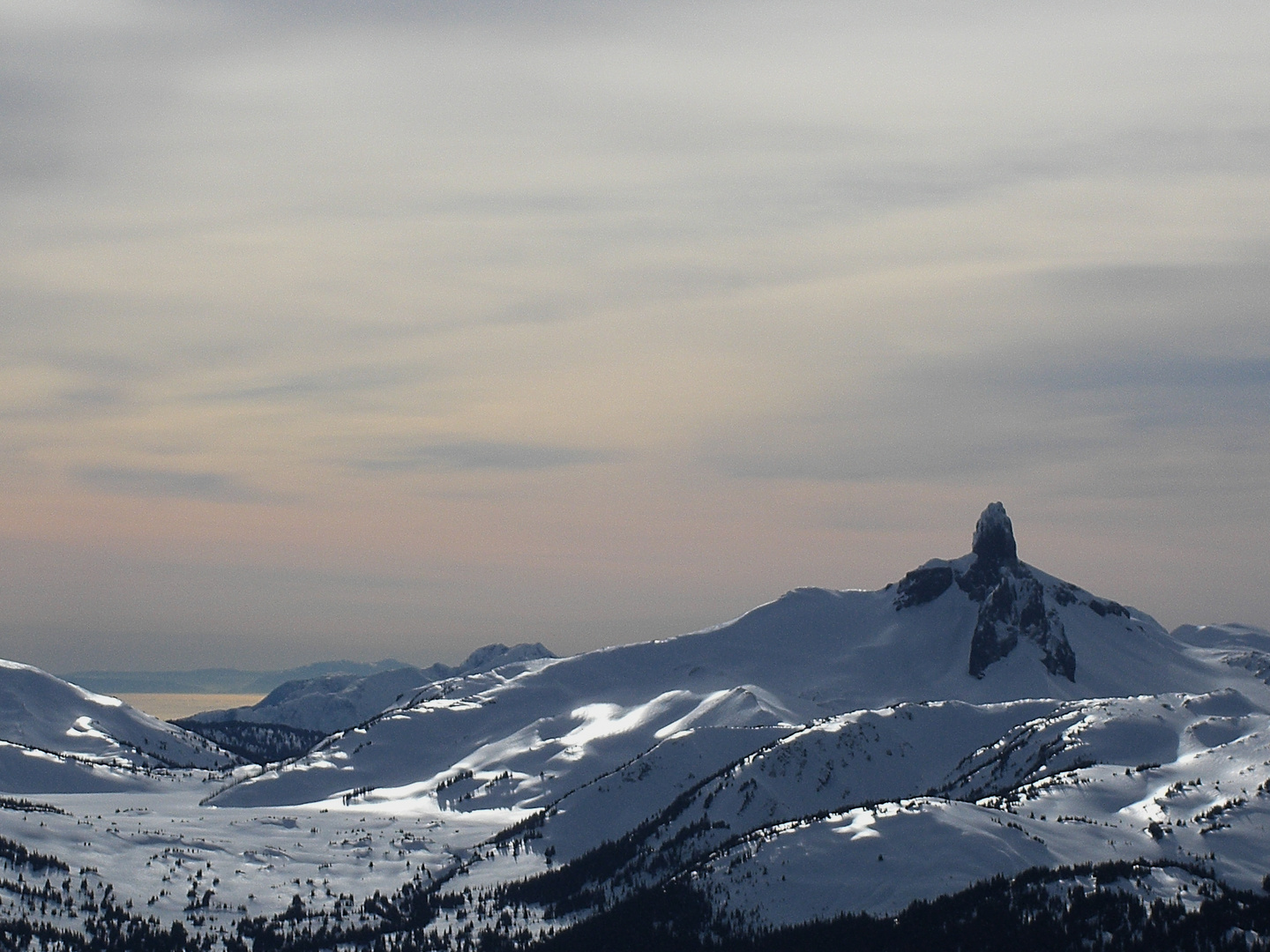 Blick von Whistler Mountain , Canada