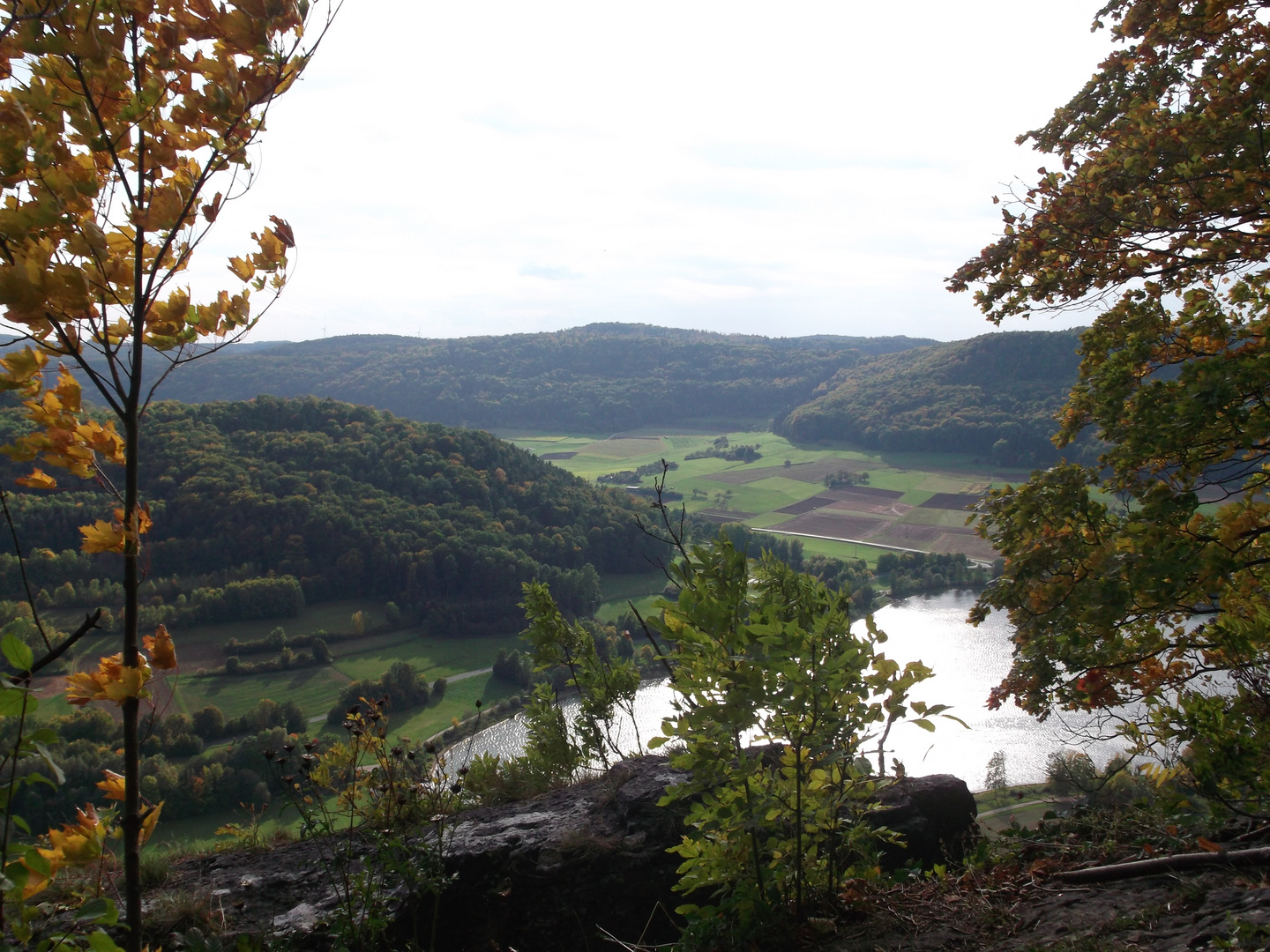 Blick vor der Houbirg auf den Happurger Stausee