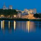 Blick zu Altstadt von Avignon