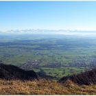 Blick zu den Bergen