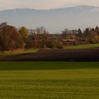 Blick zu den Bergen