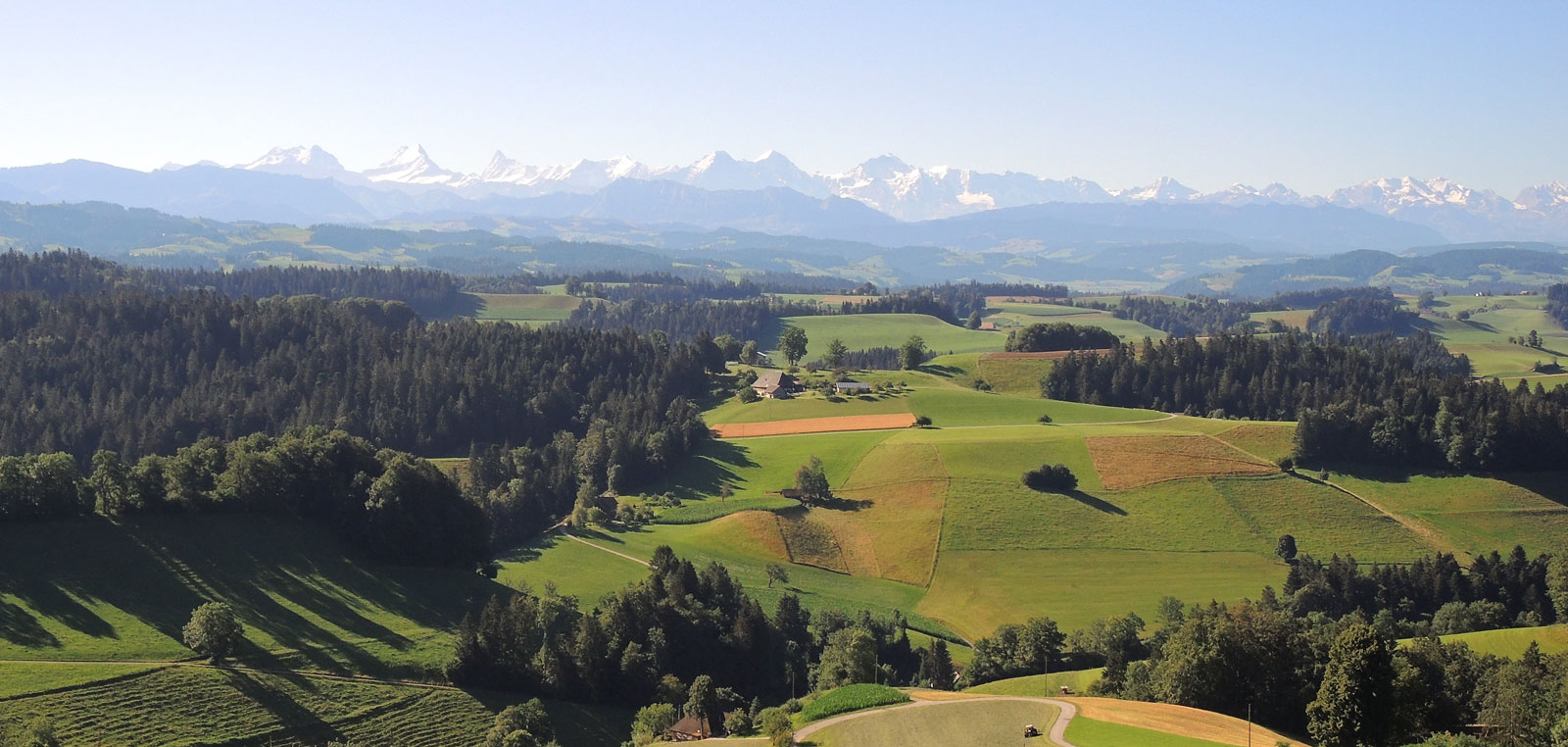 Blick zu den Berneralpen