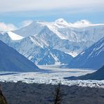 Blick zu den Chugach Mountains...