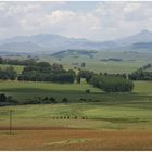 Blick zu den Drakensbergen und dem Sanipass