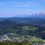 Blick zu den Karawanken