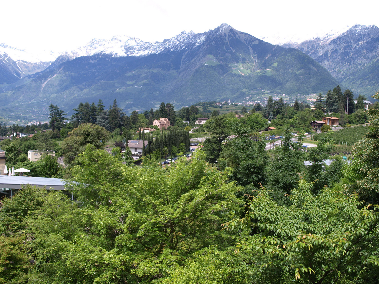 Blick zu den Ötztaler Alpen