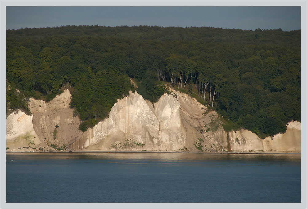 Blick zu den Resten der Wissower Klinken