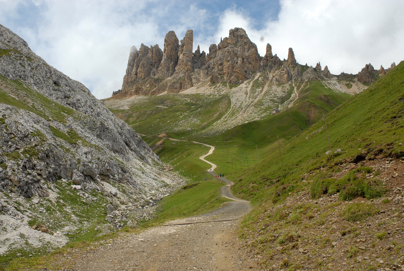 Blick zu den  Rosszähnen