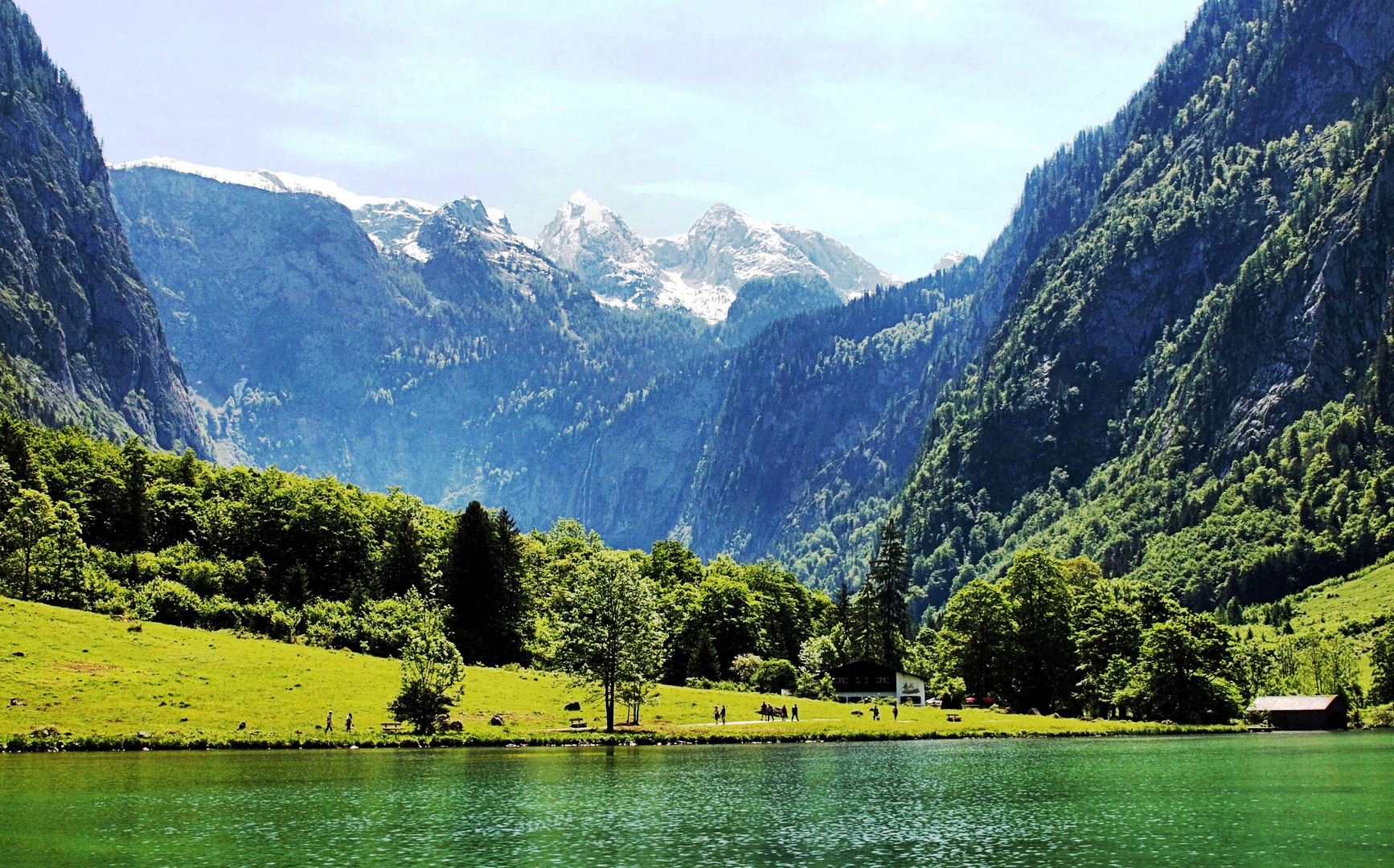 Blick zu den Teufelshörner