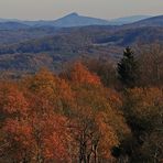 Blick zu Ralsko und Schwarzenberg