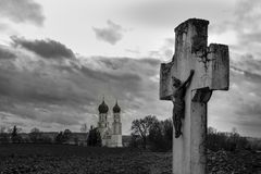 Blick zu "seiner" Kirche