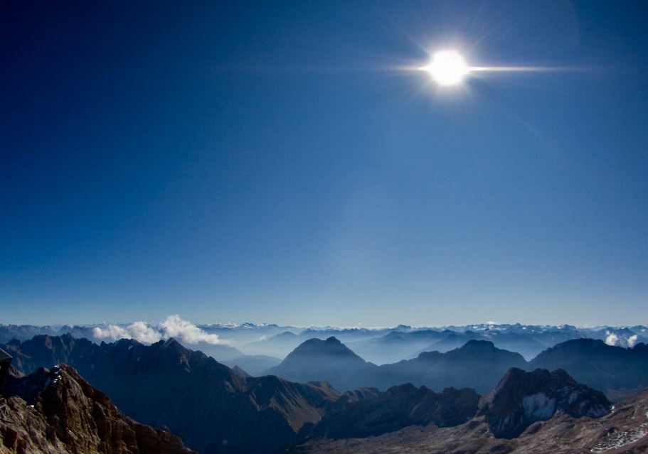 Blick Zugspitze