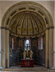 Blick zum Altar Burgkirche auf Burg Querfurt