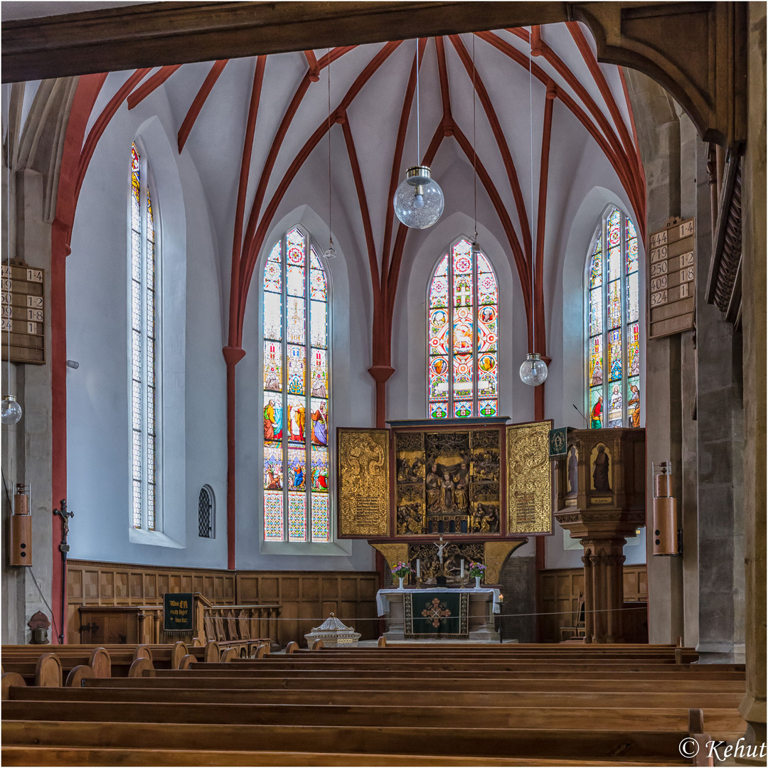 Blick zum Altar - Frauenkirche Meißen