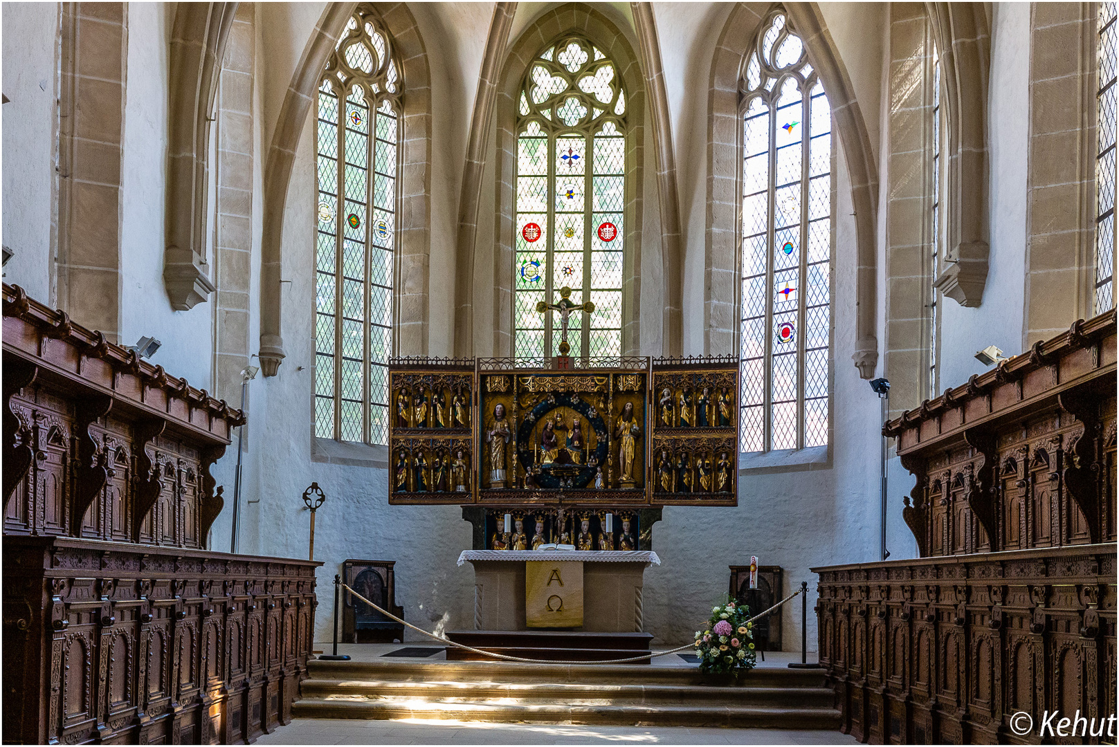 Blick zum Altar Kirche St. Stephani Osterwieck