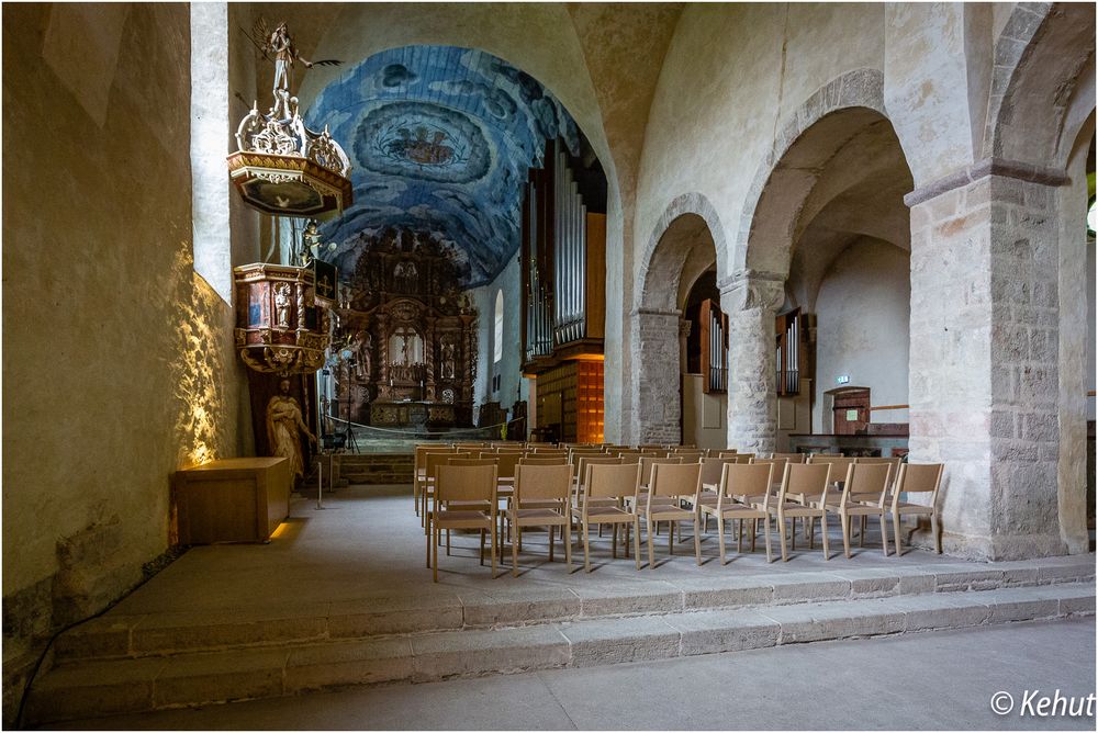 Blick zum Altar - Klosterkirche Ilsenburg