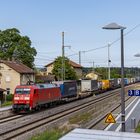 Blick zum alten Bahnhof Oberdachstetten