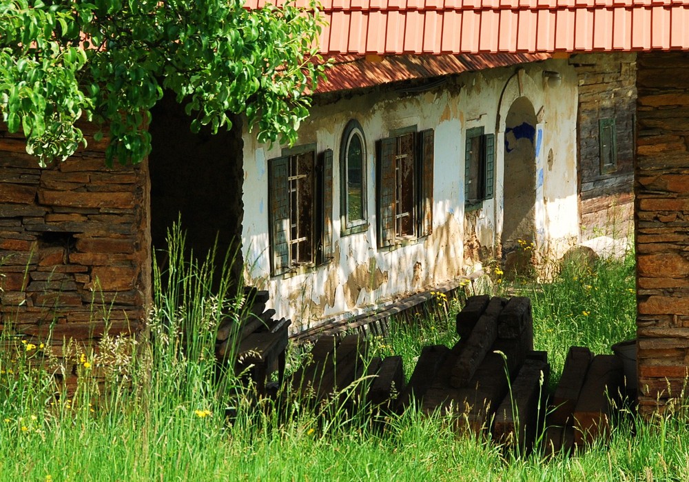 blick zum alten Haus