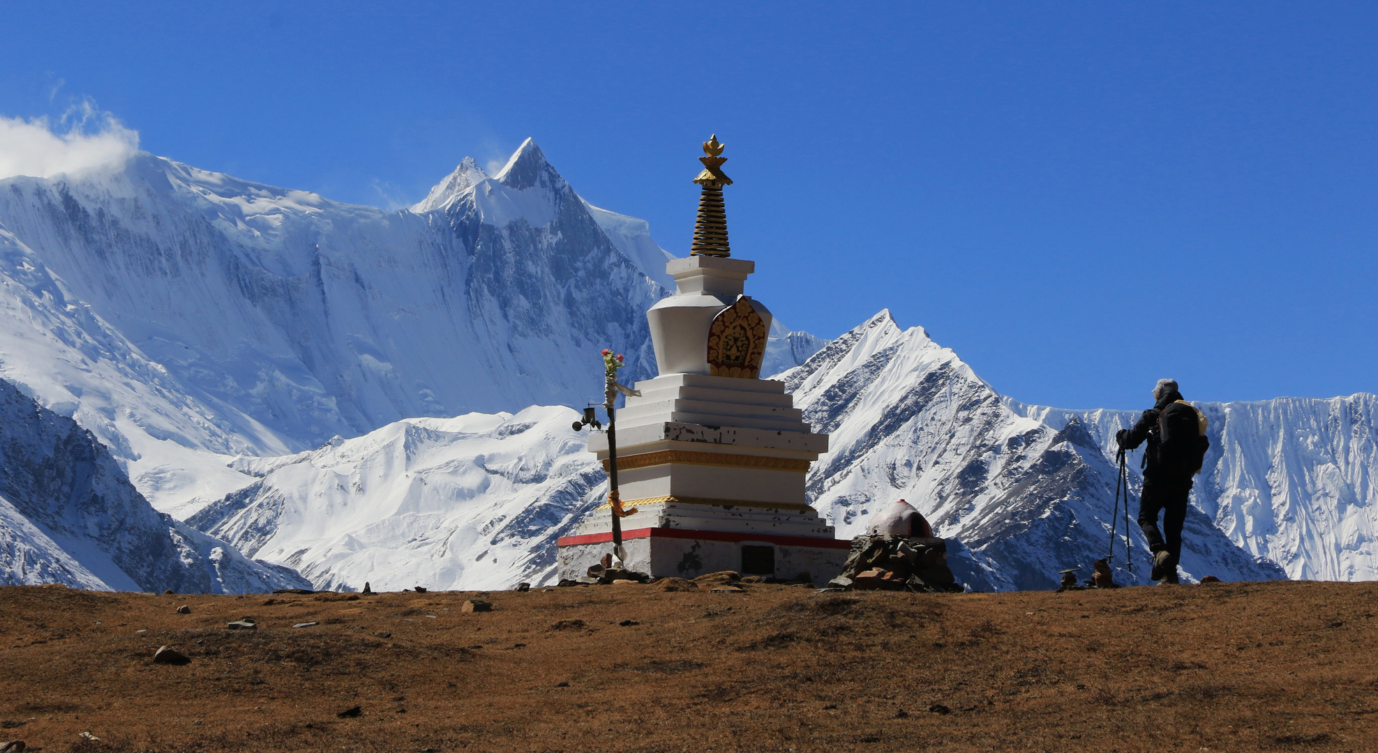 Blick zum Annapurna-Massiv