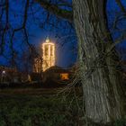 Blick zum Athensleber Wasserturm