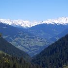 Blick zum Bartholomäberg nach dem "Wintereinbruch"