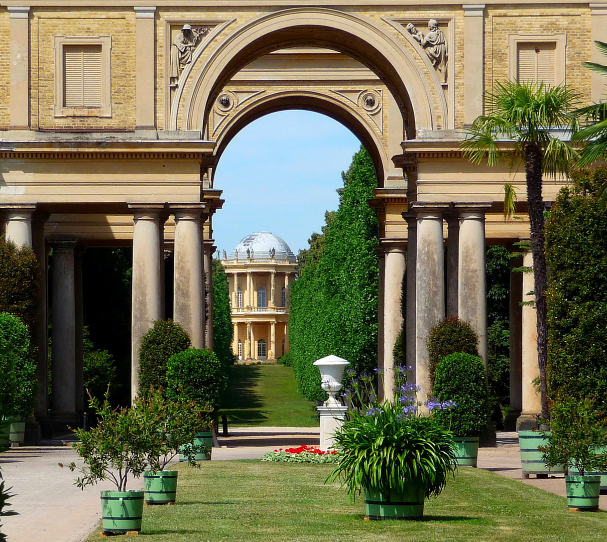 Blick zum Belvedere