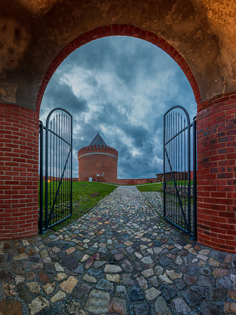 Blick zum Bergfried