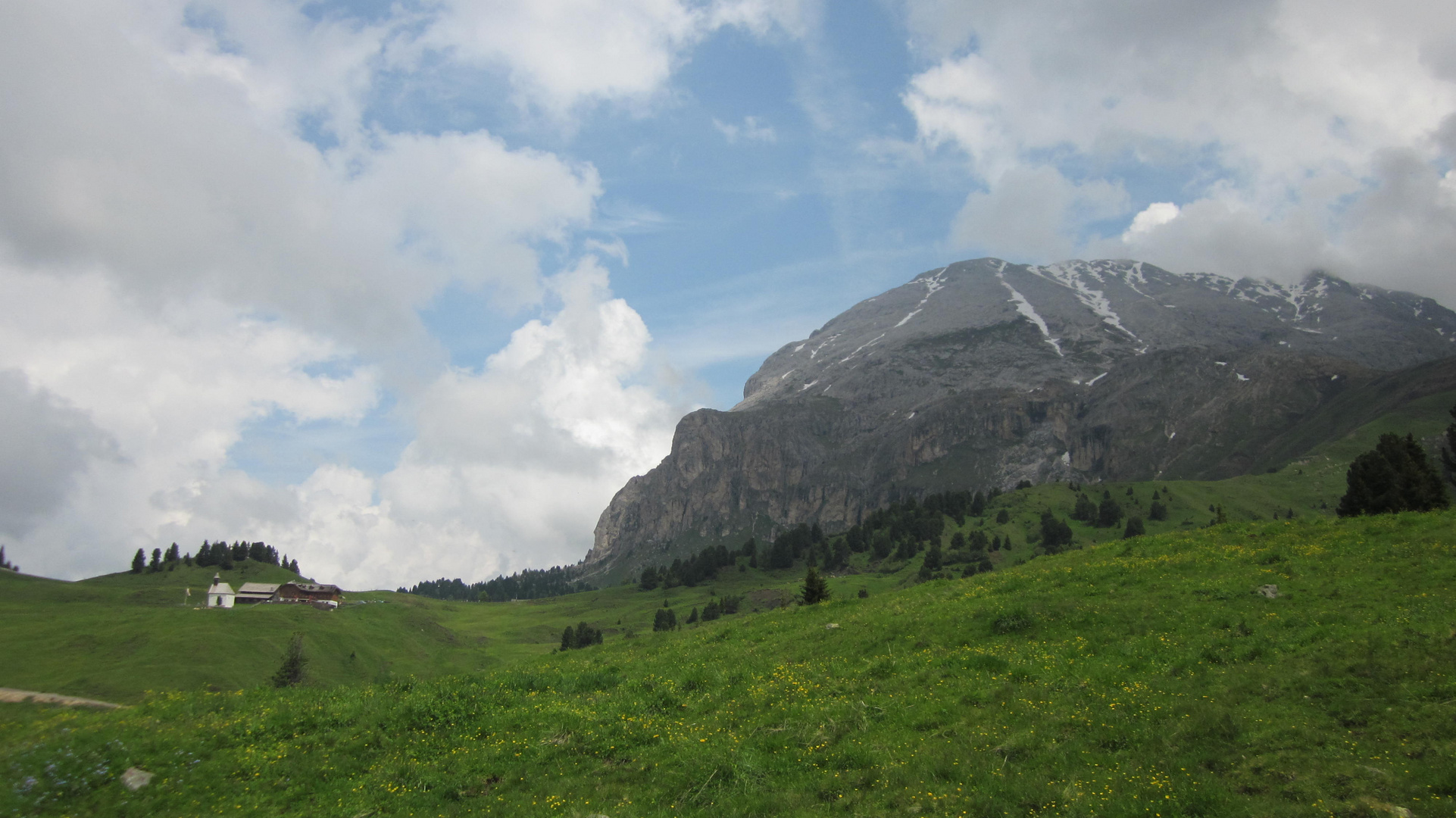 Blick zum Berggasthaus Zallinger