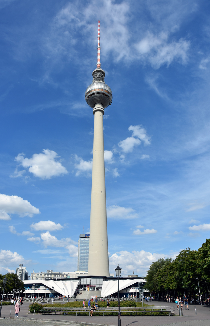 Blick zum Berliner Fernsehturm