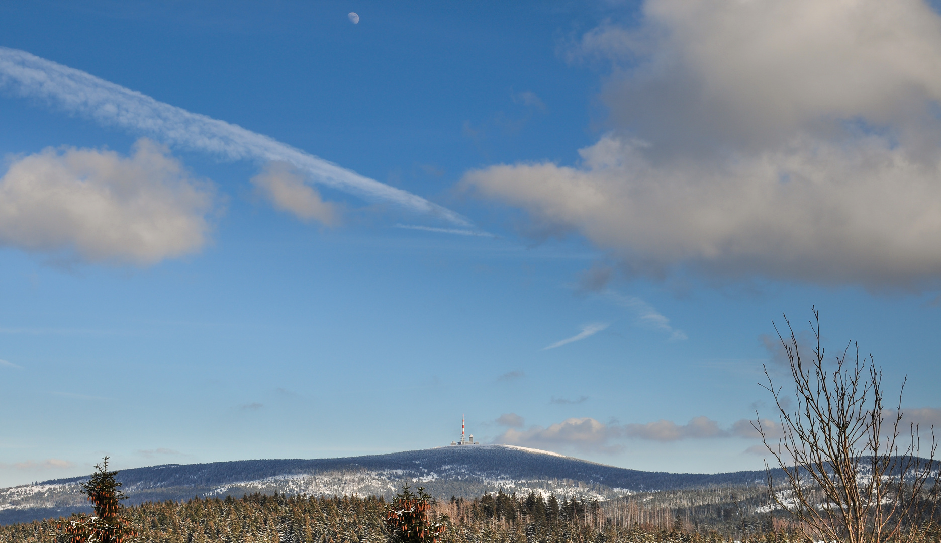 Blick zum Brocken