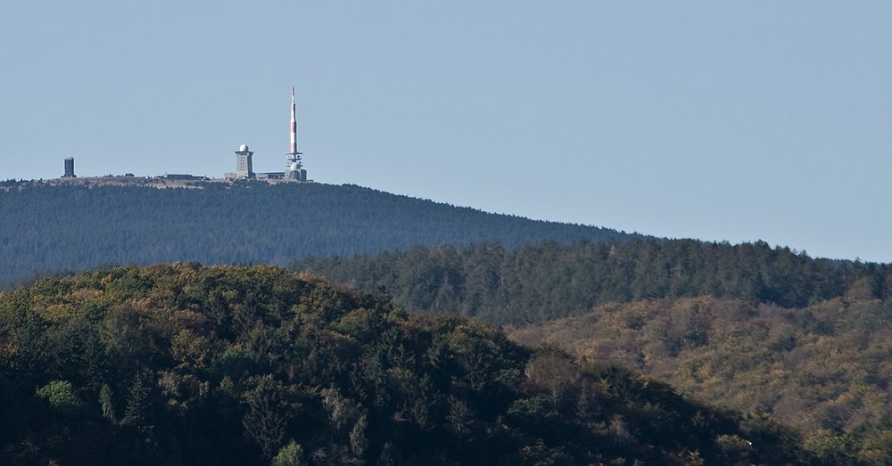 Blick zum Brocken