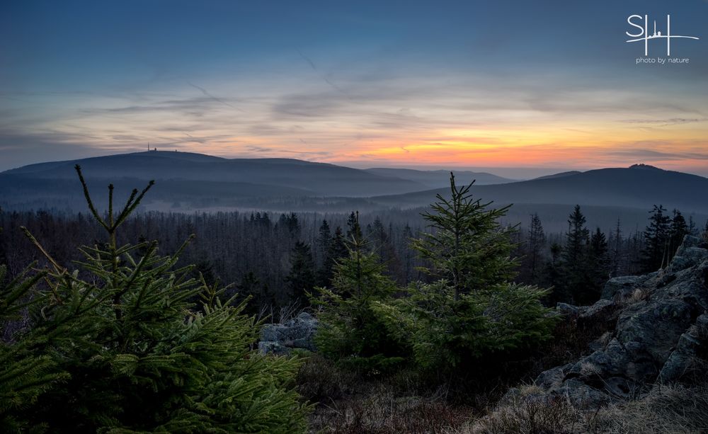 Blick zum Brocken und Wurmberg