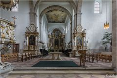 Blick zum Chor in der Klosterkirche Huysburg