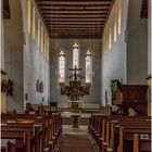 Blick zum Chor in der Sylvestrikirche