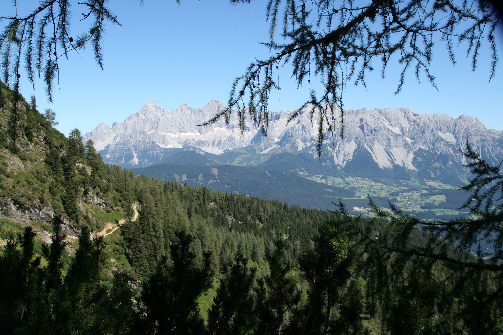 Blick zum Dachstein