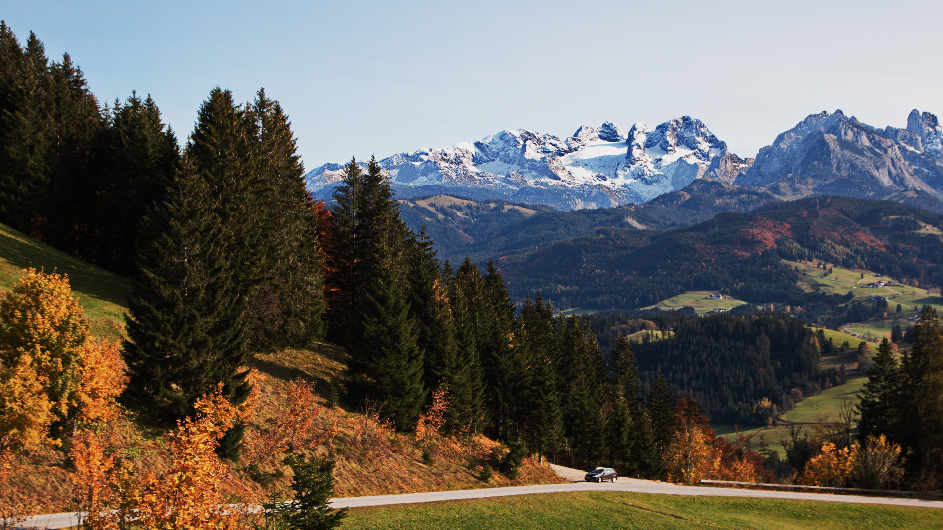 Blick zum Dachstein