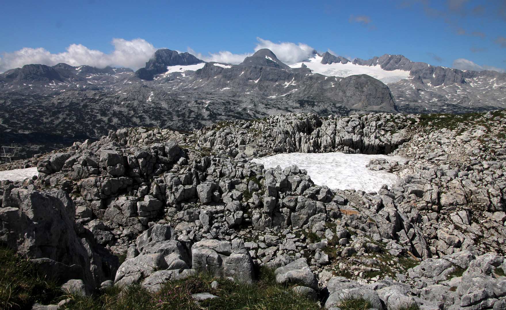 Blick zum Dachsteingletscher