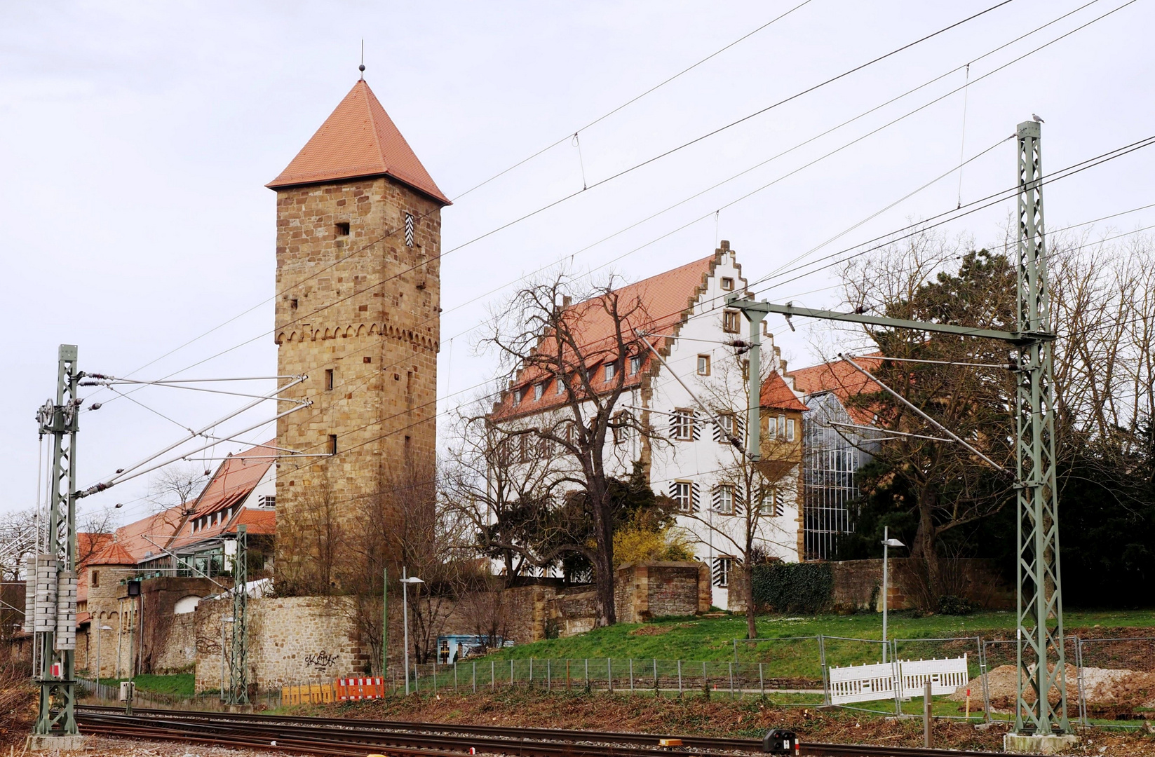 Blick zum Deutschordensschloss Neckarsulm