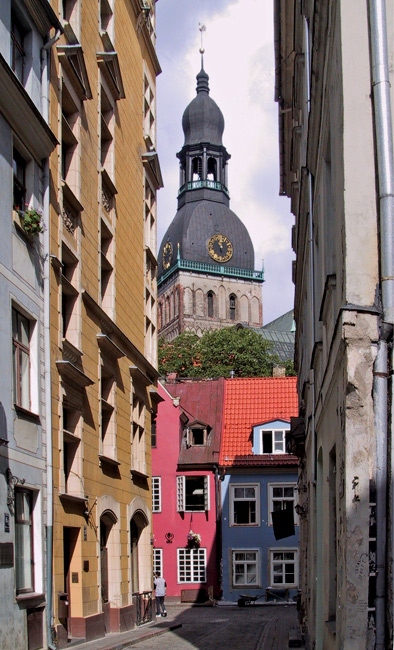 Blick zum Dom in Riga