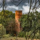 Blick zum Fangelturm der Blankenburg in Wolfshagen