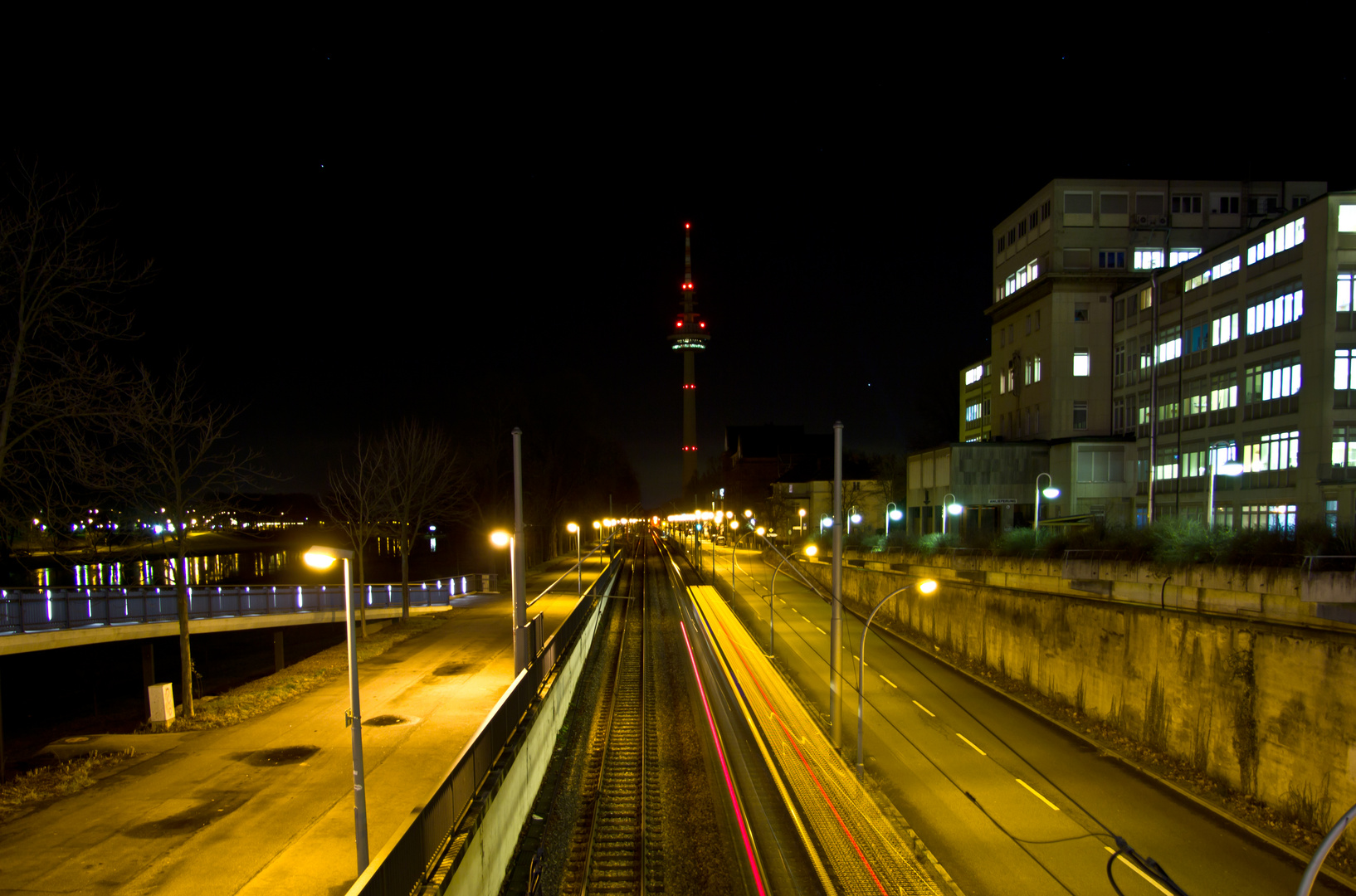 Blick zum Fernsehturm