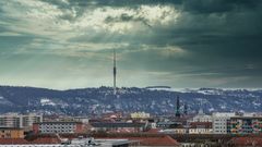 Blick zum Fernsehturm