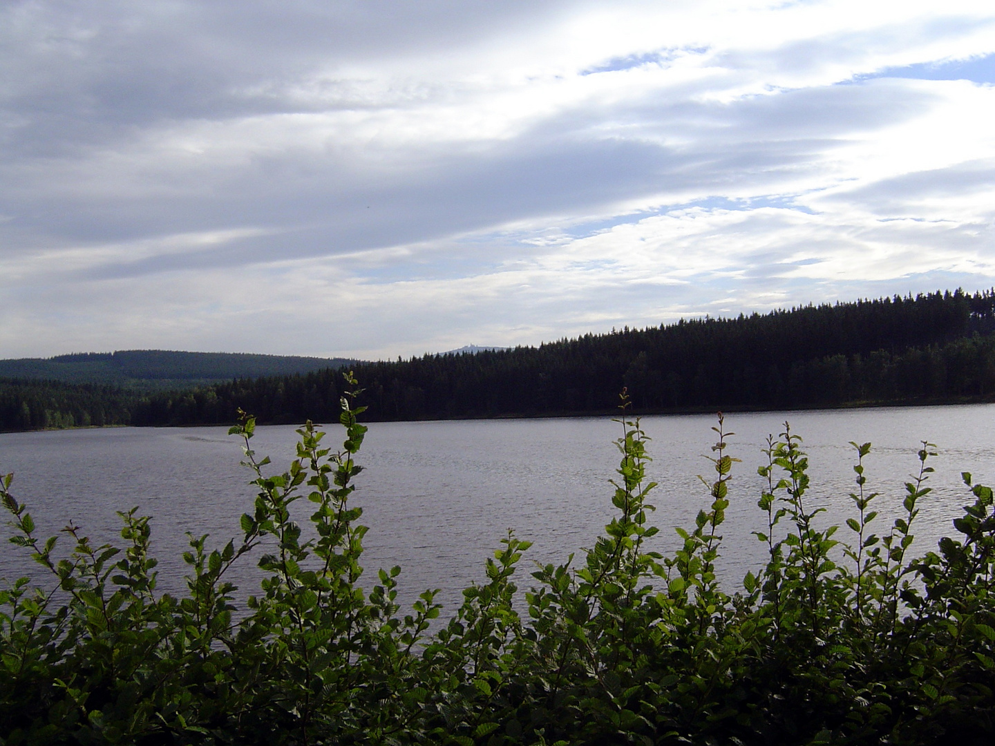 Blick zum Fichtelberg