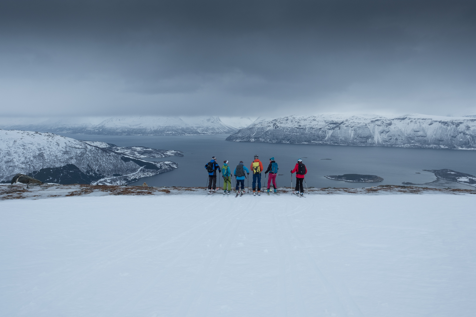 Blick zum Fjord