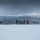 Blick zum Fjord