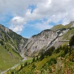 Blick zum Flexenpasstunnel…