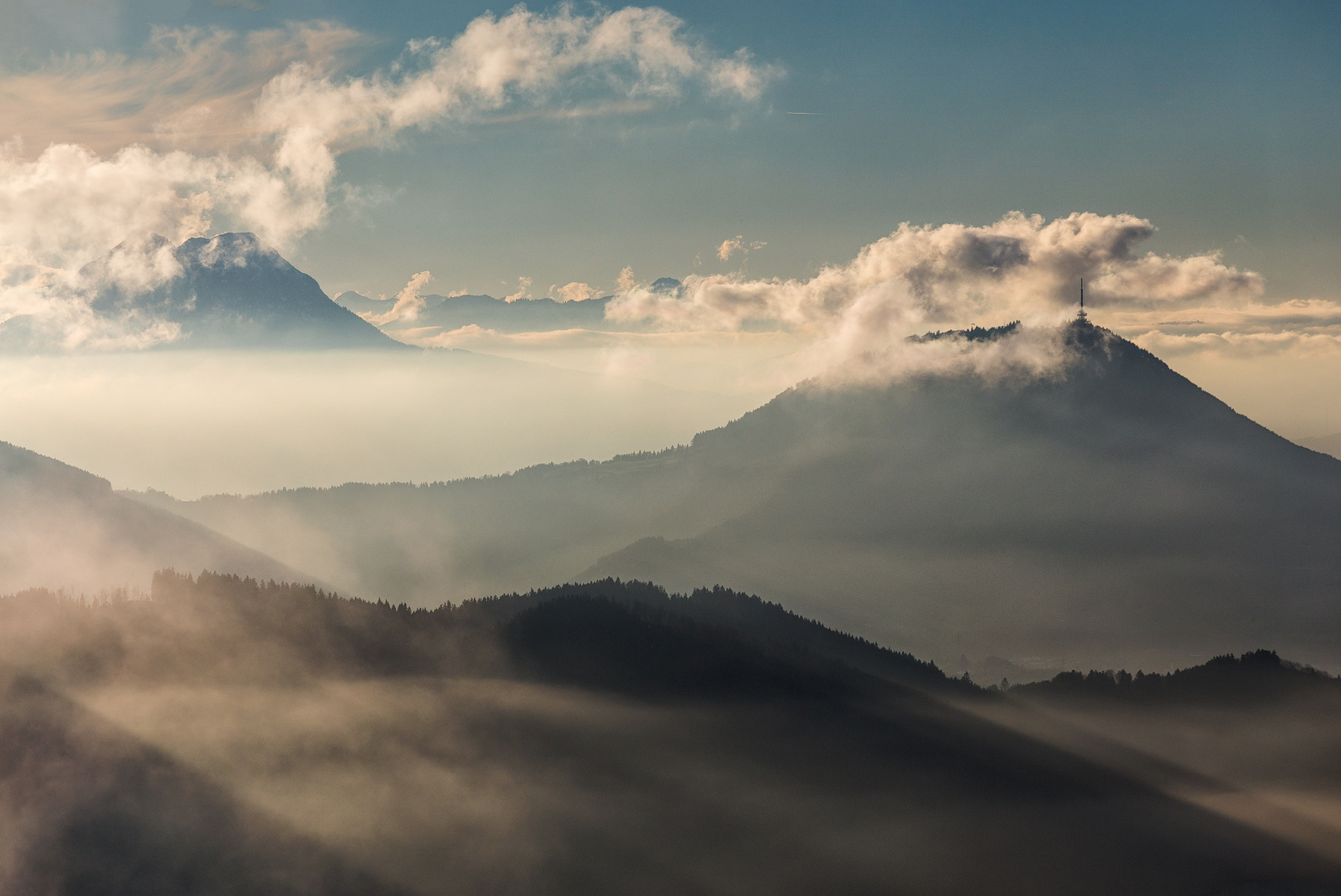 Blick zum Gaisberg