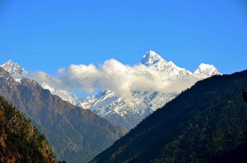 Blick zum Ganesh Himal